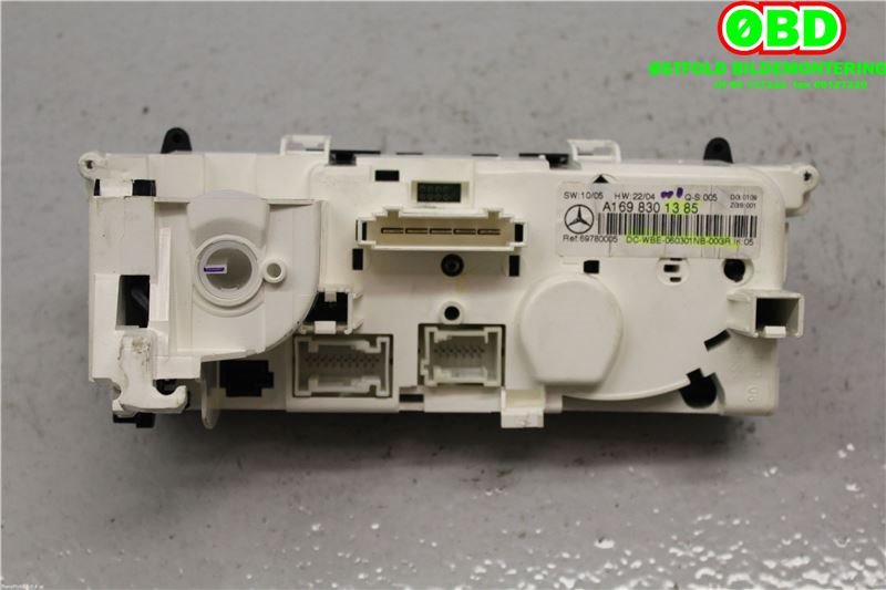 Varmeapparat betjening til Mercedes A-Klasse 2005-2012 (W169) (W169) (MERCEDES|A 169 830 13 85|A 169 900 14 00|1698301385)