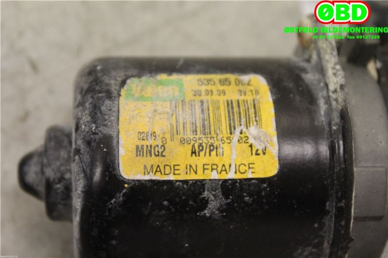 Viskermotor frontrute til Citroën C1 2006-2014 (Type I)  (CITROEN C1 ELECTRIC|6405HT|)