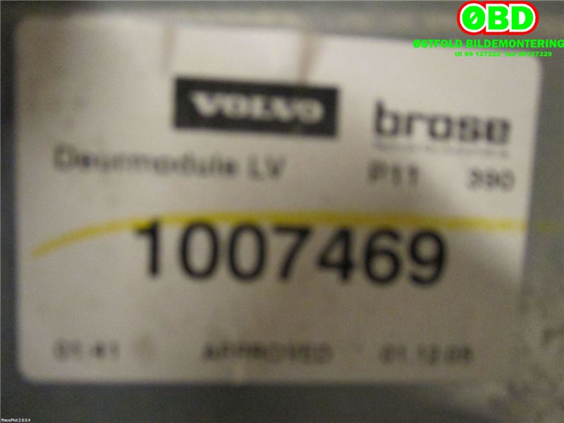 Ruteheis til Volvo S40 2004-2007 (Type II, Fase 1)  (VOLVO|31253513|)