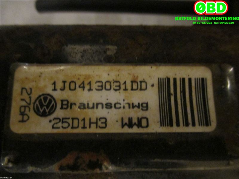 Fjærbein venstre foran til Audi A3 1996-2003 (Type I) (AUDI|1J0 413 031 DD||1J0413031DD)