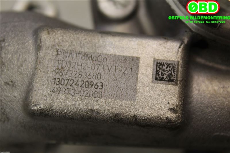 Turbo til Peugeot Expert 2007-2016 (Type II)  (PEUGEOT|0375 Q9||9673283680)
