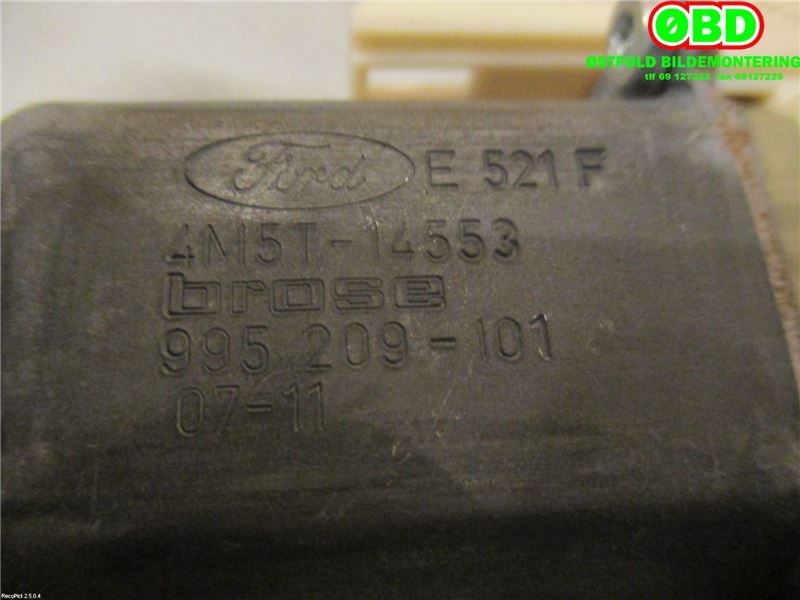 Ruteheis høyre foran til Ford Focus 2008-2010 (Type II, Fase 2)  (FORD|1738646|)