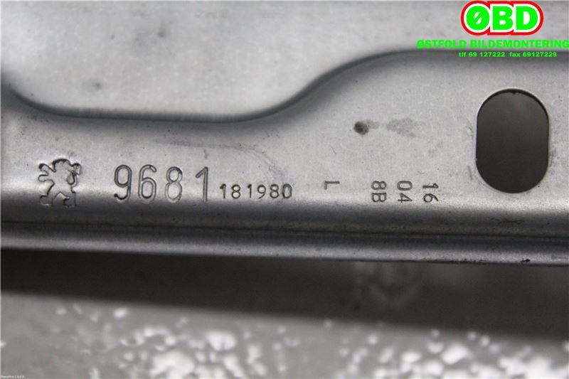 Ruteheis til Peugeot 207 2006-2012  (PEUGEOT|9221X1|9221FT|9681181980)