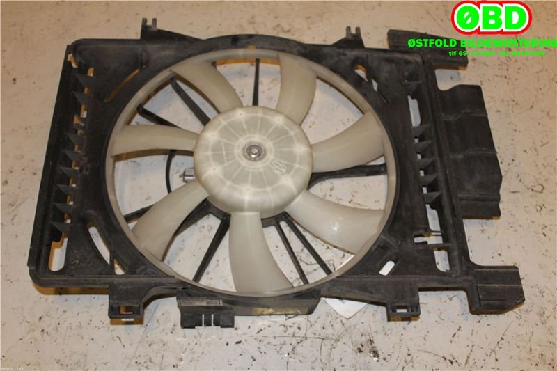 Kjølevifte til Toyota Yaris 2009-2011 (Type II, Fase 2) (TOYOTA YARIS|163600N050|163600N051|)
