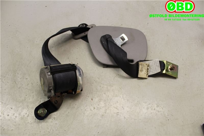 Sikkerhetsbelte bak venstre til Subaru Impreza, 2001-2005 (Type II, Fase 1)  (SUBARU IMPREZA|64662FE050NE)