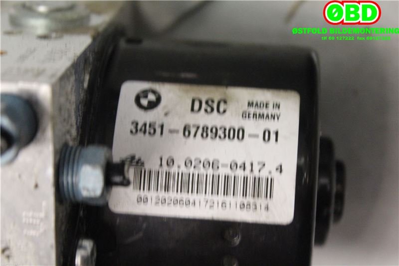 ABS sentral til BMW 3-Serie 2005-2011 (E90/E91/E92/E93) (E90/E91/E92/E93) (BMW|34516863354|)