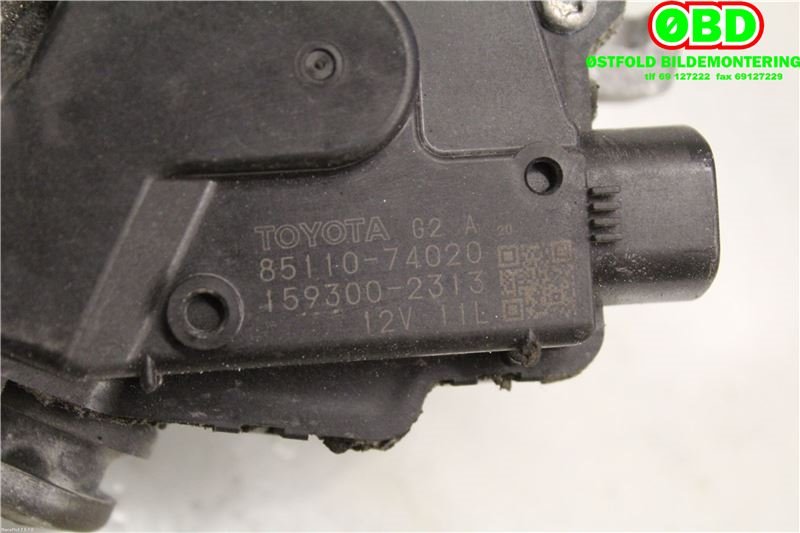 Viskermotor frontrute til Toyota iQ 2009-2014  (TOYOTA|8511074020|1593002313)