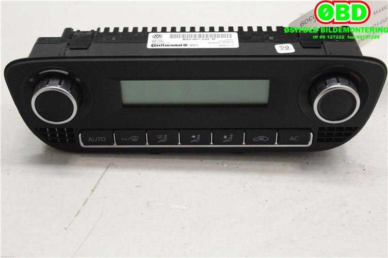 Varmeapparat betjening til VW Polo 2009-2014 (Type V, Fase 1)  (VOLKSWAGEN|6R0 907 044 B||6R0907044B)