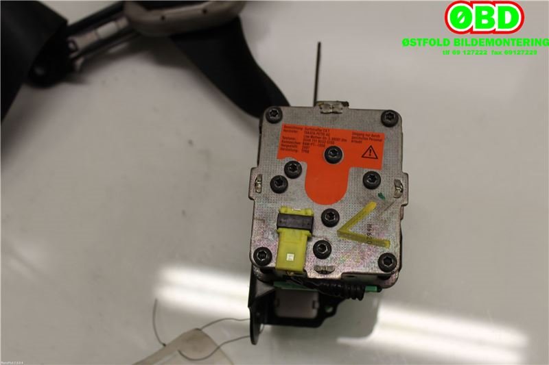 Airbag beltestrammer til Toyota Yaris 2006-2009 (Type II, Fase 1)  (TOYOTA|732200D160C1|)