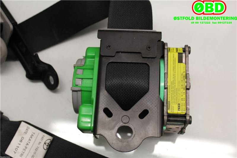 Airbag beltestrammer til Toyota Yaris 2006-2009 (Type II, Fase 1) (TOYOTA|732100D200C1|)