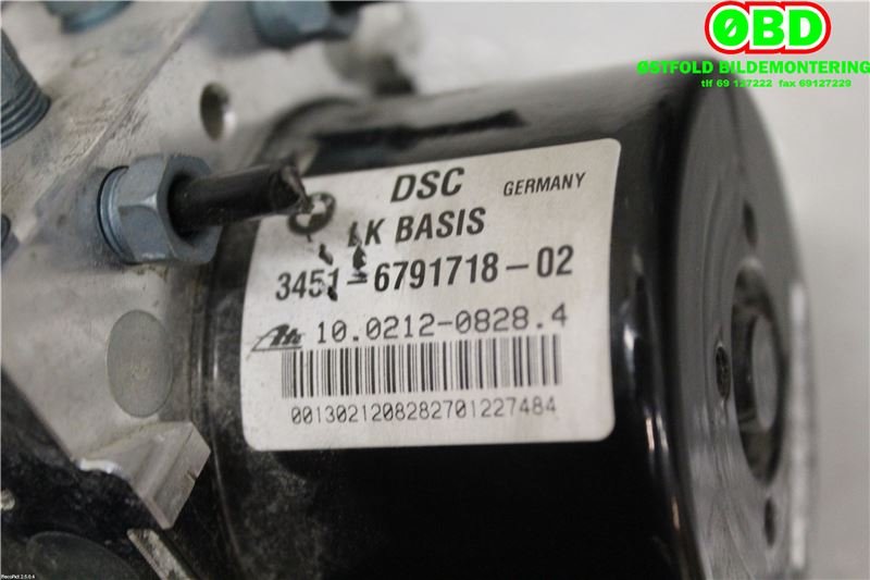ABS sentral til BMW 1-Serie 2011-2015 (Fase 1) (F20/F21) (F20/F21) (BMW|34 51 2 460 453|)