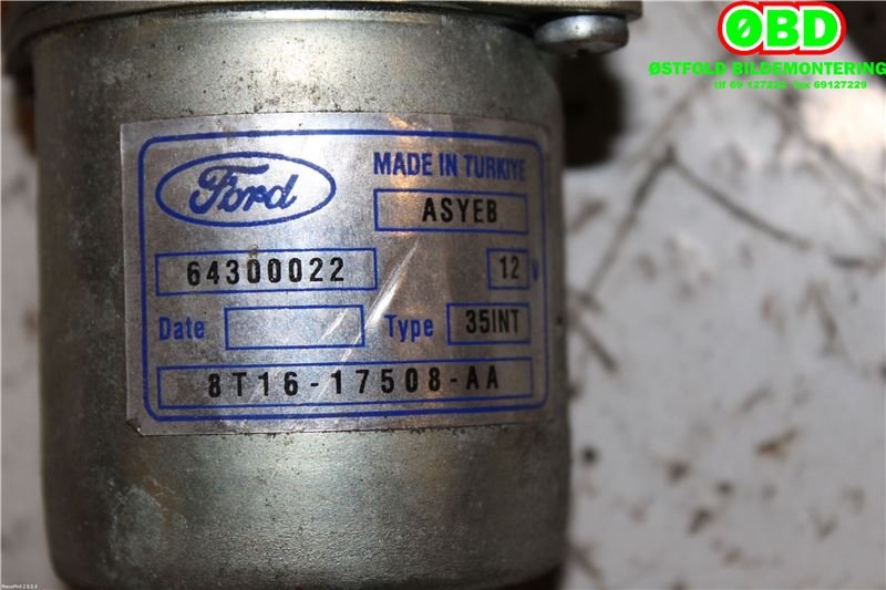 Viskermotor frontrute til Ford Transit Connect 2009-2013 (Type I, Fase 2)  (FORD|5081623||8T1617508AB)