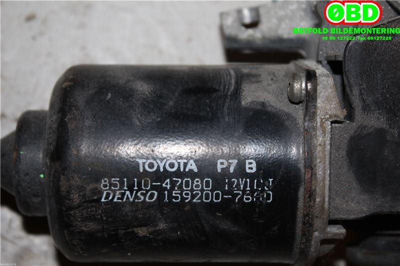 Viskermotor frontrute til Toyota Prius 2004-2009 (Type II) (COMBI) (COMBI) (TOYOTA|8511047080|1592007660)