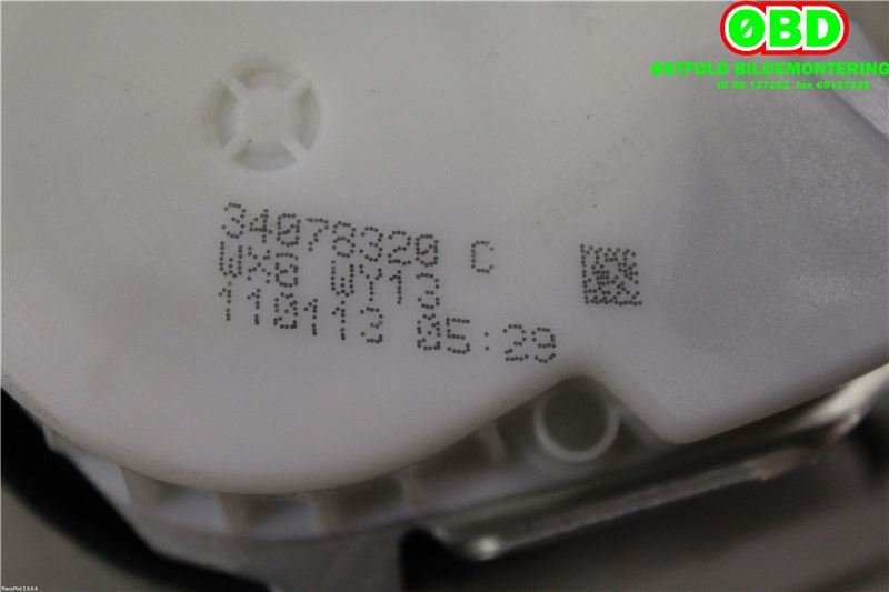 Airbag beltestrammer til BMW 3-Serie 2012-2018 (F30/F31/F34) (F30/F31/F34) (BMW|72 11 7 243 308|)