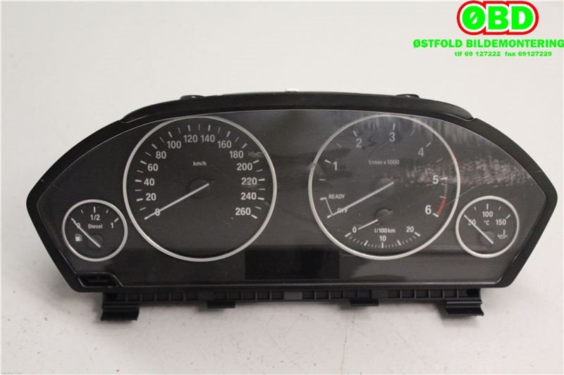 Instrumentpanel til BMW 3-Serie 2012-2018 (F30/F31/F34) (F30/F31/F34) (BMW|62 10 9 287 480||62109287480)