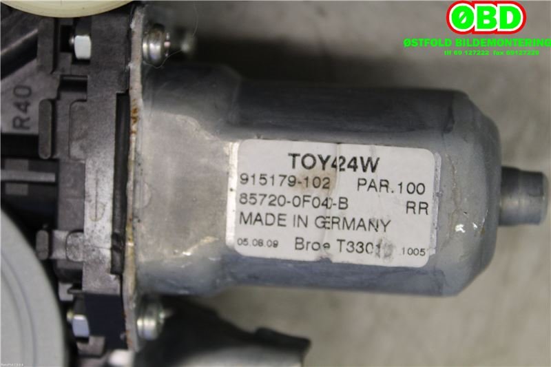 Ruteheis til Toyota Verso 2009-2016 (Type III)  (TOYOTA|698400F040|)