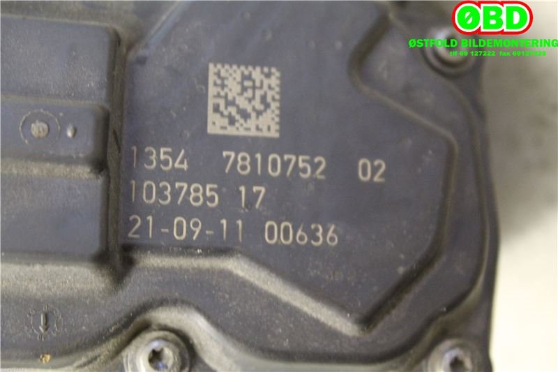 Spjeldhus til BMW 1-Serie 2011-2015 (Fase 1) (F20/F21) (F20/F21) (BMW|13 54 7 810 752||13547810752)