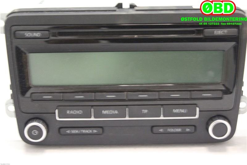 Bilstereo til VW Scirocco 2008-2013  (VOLKSWAGEN|1K0 057 187 AX||1K0035186AA)