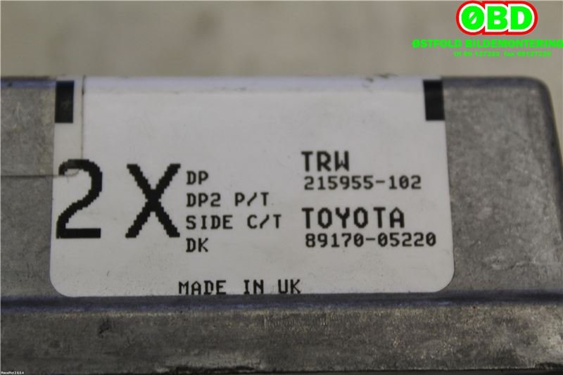 Airbag elektronikk til Toyota Avensis 2003-2008 (Type II) (TOYOTA|8917005220|)