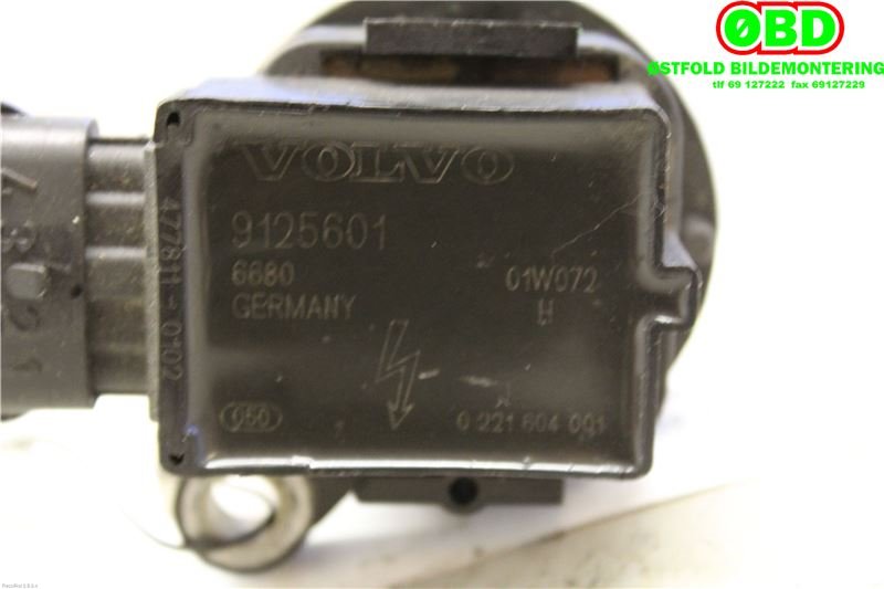 Coil elektronisk til Volvo S60 2000-2004 (Type I, Fase 1)  (VOLVO|30713416|0221604001|9125601)