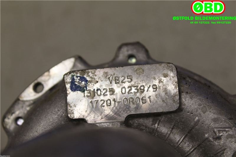 Turbo til Toyota Avensis 2009-2015 (Type III, Fase 1)  (TOYOTA|172010R061|)