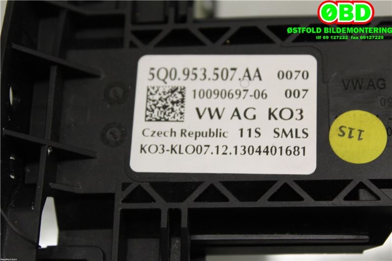 Bryter combi til VW Golf VII 2012-2017 (Fase 1)  (VOLKSWAGEN||5Q0953507AA)