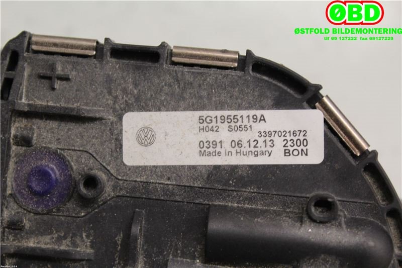 Viskermotor frontrute til VW Golf VII 2012-2017 (Fase 1) (VOLKSWAGEN||5G1955119A)