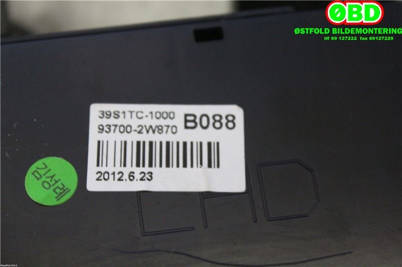 Bryter diverse til Hyundai Santa Fe 2012-2020 (Type III) (HYUNDAI|937002W870RYN||937002W870)