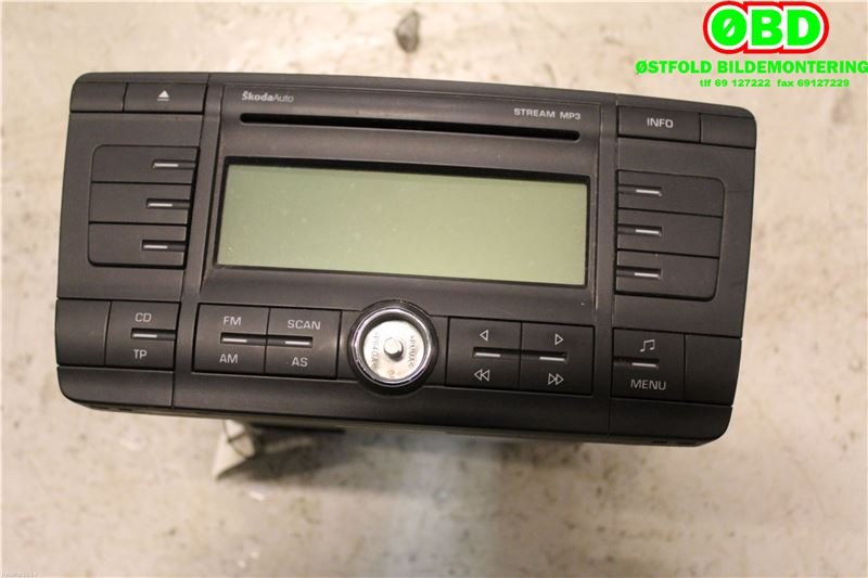 Bilstereo til Škoda Octavia, 2005-2008 (Type II, Fase 1)  (SKODA|)