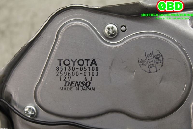 Viskermotor bakrute til Toyota Avensis 2003-2008 (Type II)  (TOYOTA|8513005100|2596000103)