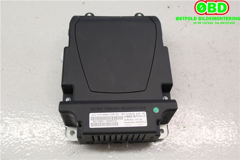 Instrumentpanel til Peugeot 5008 2010-2017 (Type I)  (PEUGEOT|6593K3||96665877ZD)