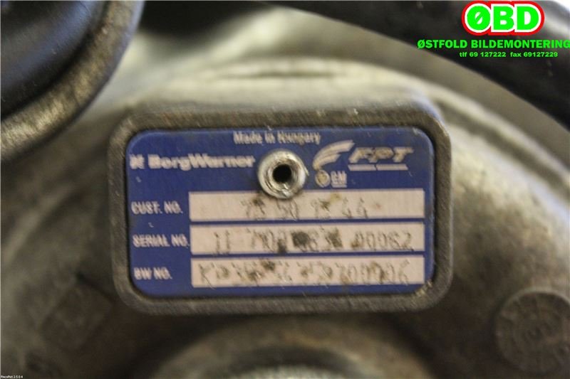 Turbo til Opel Combo C 2002-2011 (73501344|)