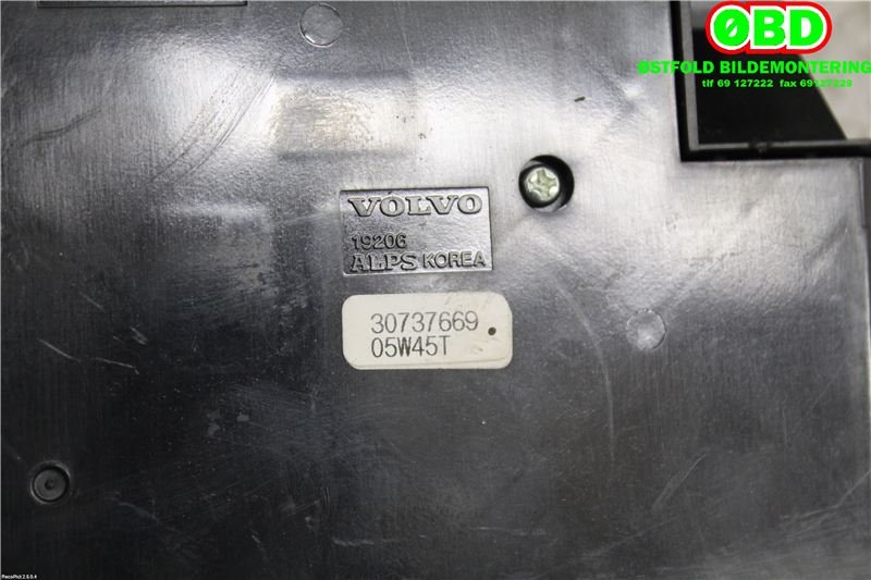 Varmeapparat betjening til Volvo V50 2004-2007 (Fase 1)  (VOLVO|30782568||30737669)