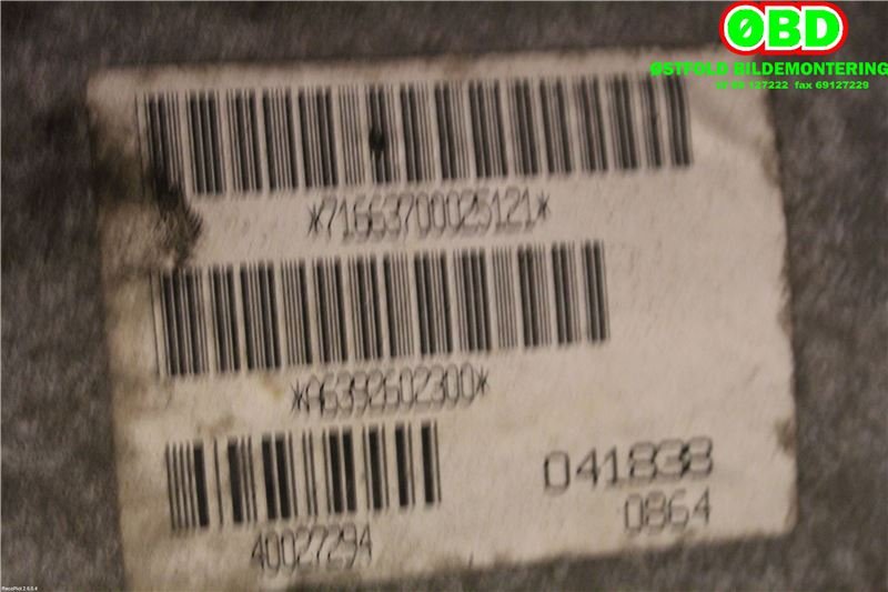 Girkasse manuell 6-trinn til Mercedes Vito/Viano 2004-2010 (Fase 1) (W639) (W639) (A 639 260 23 00||6392602300)