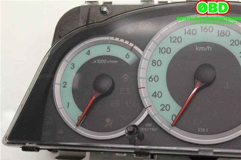 Instrumentpanel til Toyota Verso 2004-2009 (Type II)  (TOYOTA|838000F090|)