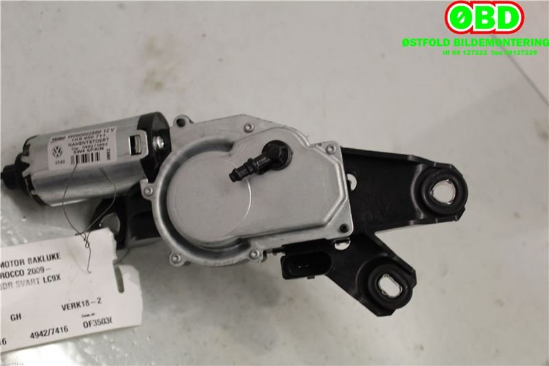 Viskermotor bakrute til VW Scirocco 2008-2013  (VOLKSWAGEN|1K8 955 711|1K8 955 711 B|1K8955711)