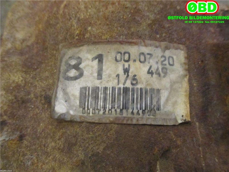 Girkasse 4WD fordelingskasse til Toyota RAV4 2000-2006 (Type II)  (TOYOTA|3610042060|)