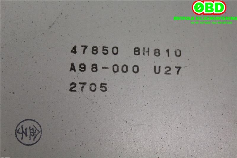 Styreenhet ABS til Nissan X-Trail 2002-2007 (T30) (T30) (NISSAN|478508H810|)