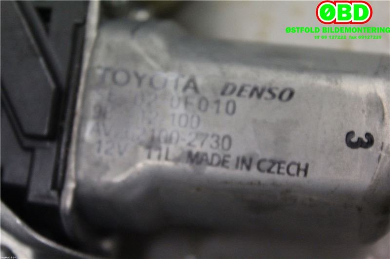 Ruteheis venstre foran til Toyota Yaris 2009-2011 (Type II, Fase 2)  (TOYOTA|698200D041|)