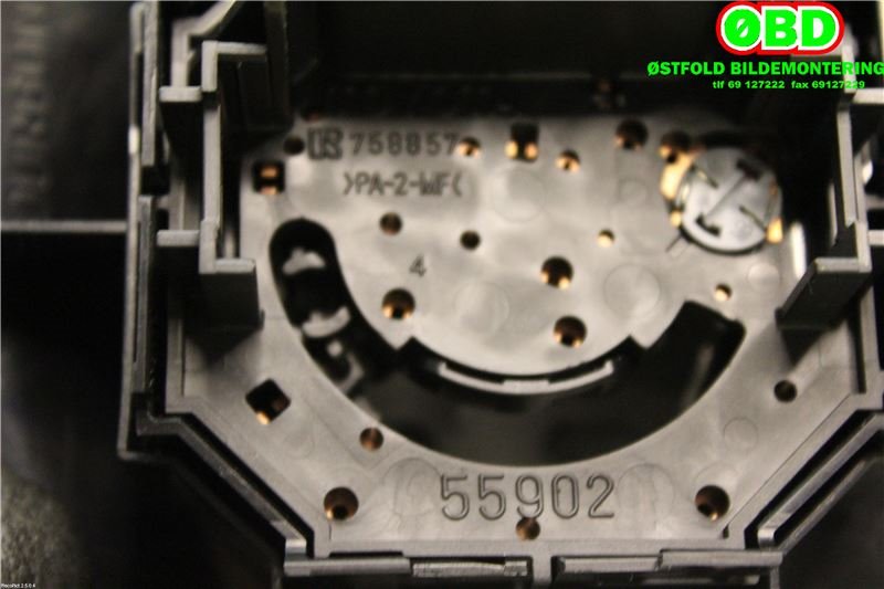 Varmeapparat betjening til Toyota Yaris 2009-2011 (Type II, Fase 2) (TOYOTA|)