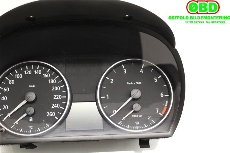 Instrumentpanel til BMW 3-Serie 2005-2011 (E90/E91/E92/E93) (E90/E91/E92/E93) (BMW|62 10 9 316 119||6983479)