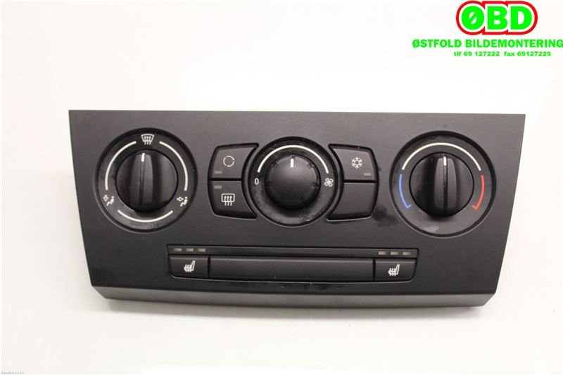 Varmeapparat betjening til BMW 3-Serie, 2005-2011 (E90/E91/E92/E93) (E90/E91/E92/E93) (BMW|)