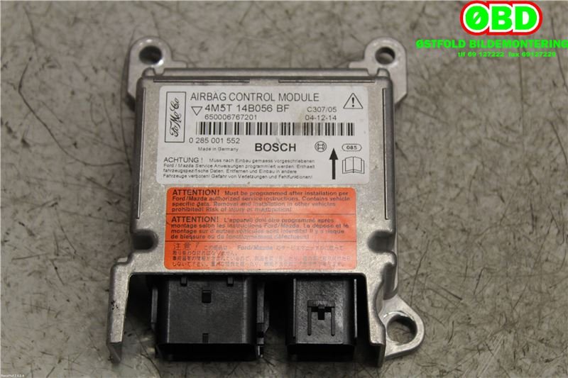 Airbag elektronikk til Ford Focus, 2004-2007 (Type II, Fase 1) (FORD|)