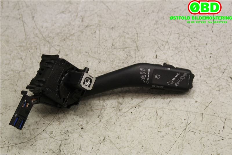 Bryter visker til VW Golf, Plus/Cross, 2005-2009 (Fase 1)  (VOLKSWAGEN|1K0 953 519 J)