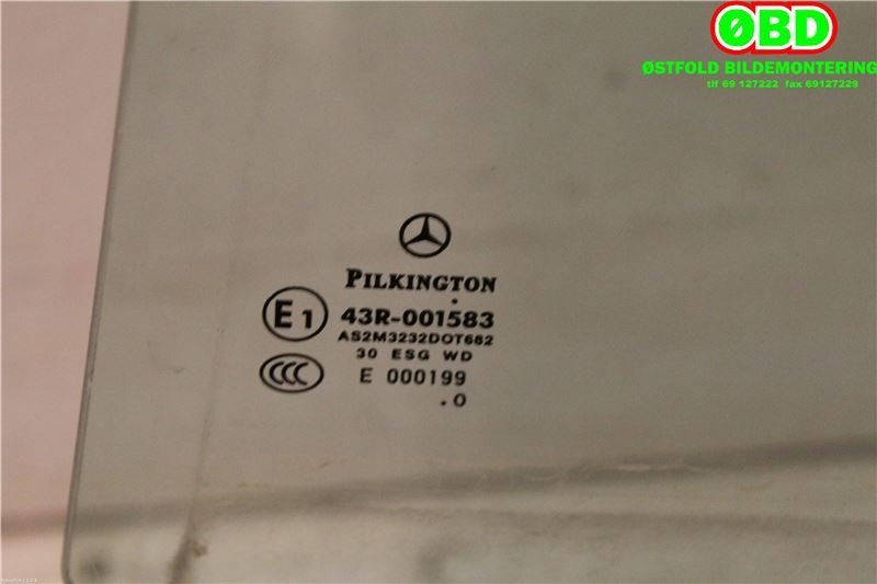 Siderute venstre bak til Mercedes B-Klasse 2008-2011 (Fase 2) (W245) (W245) (MERCEDES|A 169 735 01 00|)