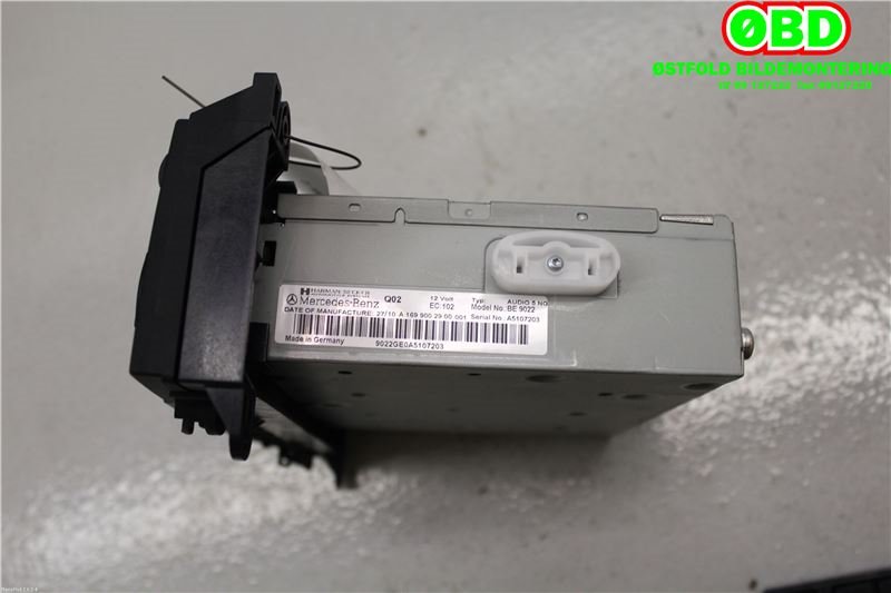 Bilstereo til Mercedes B-Klasse 2008-2011 (Fase 2) (W245) (W245) (MERCEDES|A 169 900 29 00||1699002900)