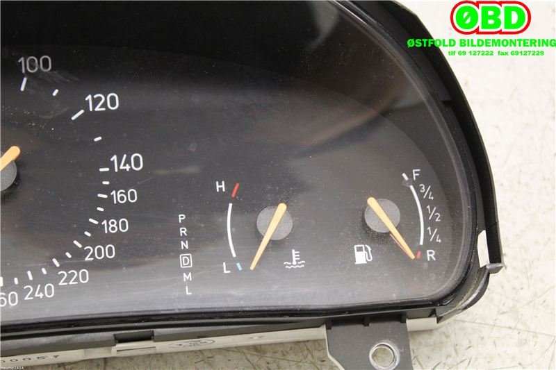 Instrumentpanel til Saab 9-5 2001-2005 (Type I, Fase 2)  (SAAB|5373915|69295420T)