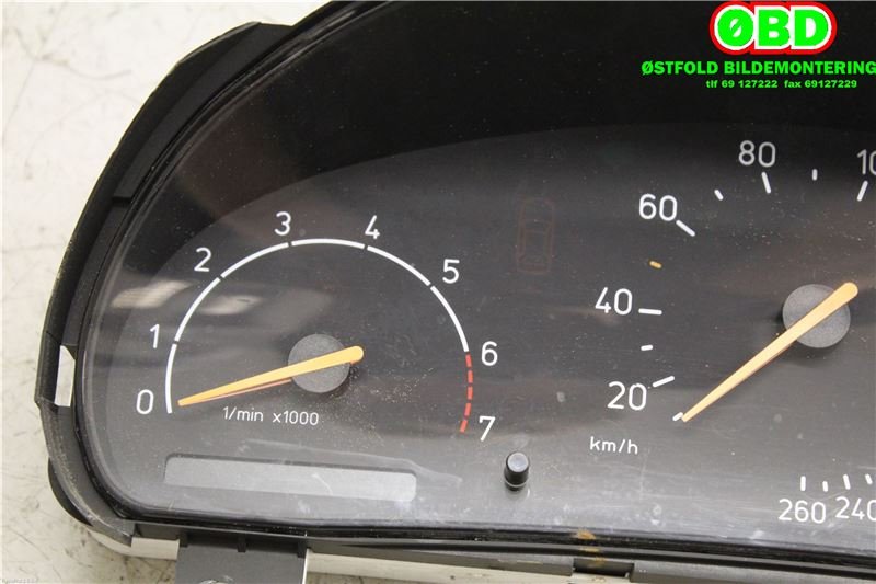 Instrumentpanel til Saab 9-5 2001-2005 (Type I, Fase 2)  (SAAB|5373915|69295420T)
