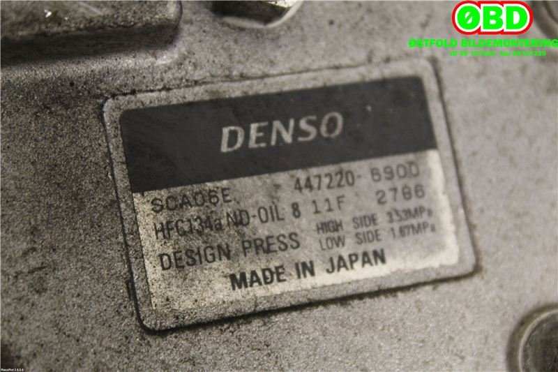 Aircondition kompressor til Daihatsu Terios 2000-2006 (DAIHATSU|4472208900|)