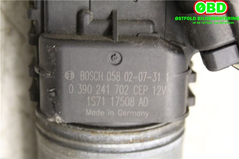 Viskermotor frontrute til Ford Mondeo 2001-2007 (Type III)  (FORD|1229139|0390241702|1S7117508AD)